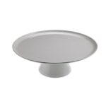 Tortiera rotonda in melamina bianca "Le Perle" Ø30x10 cm