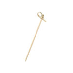 Spiedino nodo "Lazo" 9 Cm in Bamboo - 100 Pz