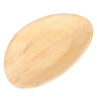 Piatto Ovale in Foglia di Palma Areca 26x16x2,5 cm - 25 pz