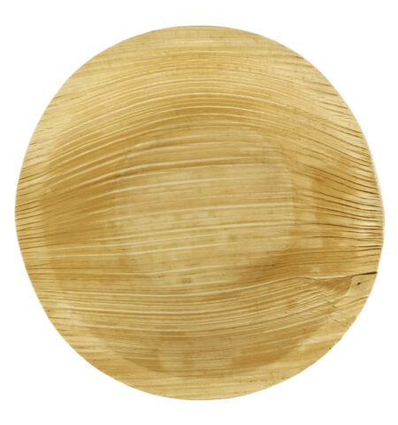Ciotola in Foglia di Palma Areca 18x3,5 cm - 25 pz