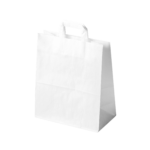 Buste Shopper in carta 32+17x45 cm Colore Bianco - 250 Pz