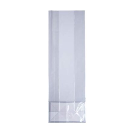 Sacchetti in PPL Trasperente Fondo Q.uadro 80+50x260 mm - 50 pz