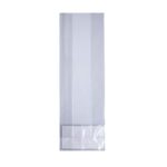 Sacchetti in PPL Trasperente Fondo Q.uadro 100+60x300 mm - 50 pz