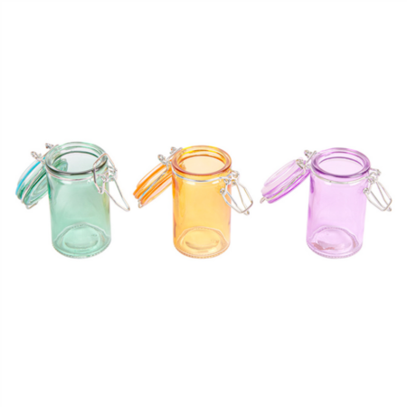 Barattolino Colorato Snacks 4,5x8,6 cm | 70 ml - 24 pz