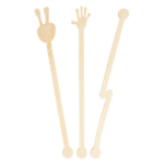 Miscelatori in Legno Assortiti 14 cm - 100 pz