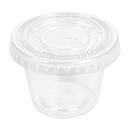 Coppetta Condimento PP con Coperchio 30 ml - 50 pz
