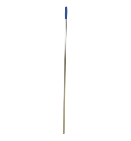 Manico alluminio anodizzato 140 cm ø 23 mm con 3 fori, manopola colorata