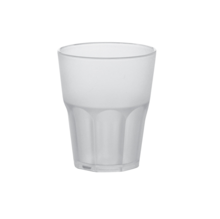 Bicchiere Cocktail PP Trasparente Frost 350 ml Use & Reuse - 20 pz