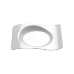 Piattino PS Forma Bianco 10 ml - 50 pz