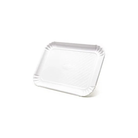 Vassoio Cartone Bianco Politenato n.8 | 38x30 cm - 10 Kg