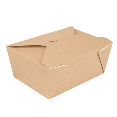 Scatola Cibo Cartone 'THEPACK' Avana 2880 ml "Deli Box 4" - 50 pz