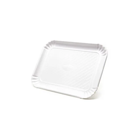 Vassoio Cartone Bianco Politenato n.7 | 39,5x28 cm - 10 kg