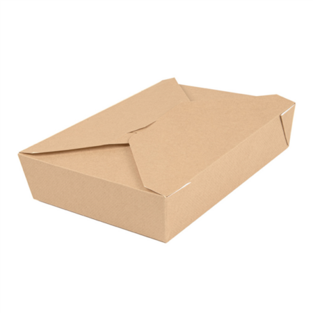 Scatola Cibo Cartone 'THEPACK' Avana 1470 ml "Deli Box #2" - 50 pz