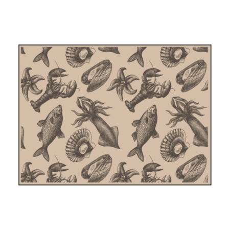 Tovaglietta in Carta 31×43 Decoro PESCA - 500 pz