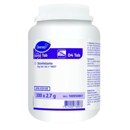 Suma Tab D4 Tab Disinfettante clorattivo in pastiglie - 300 pz