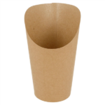 Bicchiere in Cartoncino Avana per Fritti 480 ml - 50 pz