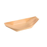 Barchetta Finger Food in Legno di Pino 13x8 cm - 100 Pz