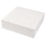 Scatola Pasticceria In Cartoncino "Decoro" 32x32x10 cm - 50 pz