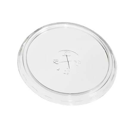 Coperchio PS per Bicchiere 160/300 ml Con Pretaglio A Croce - 100 Pz