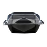 Scatola Octaview con Coperchio Trasparente 150x150x70 mm | 400 ml - 50 pz