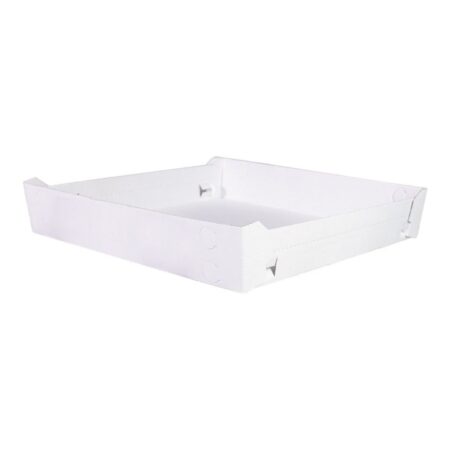 Cubo Pizza 33X33x4H in Cartone Neutro Bianco - 200 pz