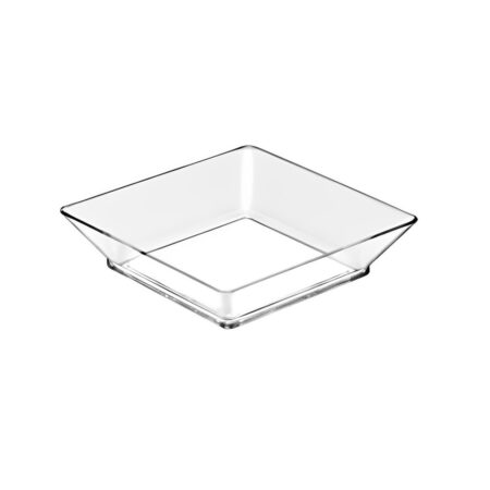 Vassoio Small Plate PS Trasparente 65x65 mm | 45 ml - 25 pz