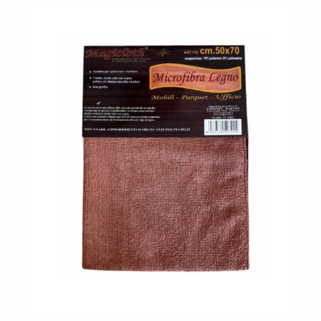 Panno Microfibra Marrone 50x70 cm ideale per Legno