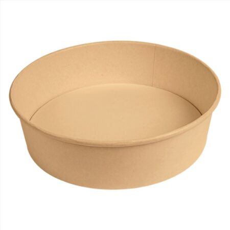 Insalatiera in Cartoncino Avana Ø18,7 cm | 950 ml - 50 pz
