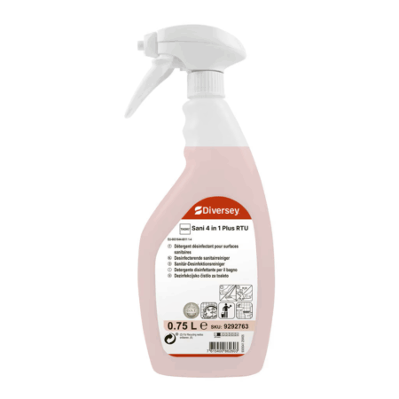 TASKI Sani 4 in 1 Plus - Detergente, disinfettante, deodorante e disincrostante 750 ml