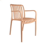 Sedia Impilabile 'SUPRA-TEK' Beige PP 52x52x81 cm (4 unità)