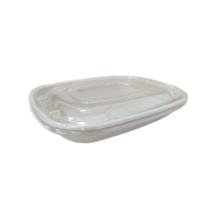 Coperchio PET per vaschette in bagassa 22x16,5 cm - 50 pz