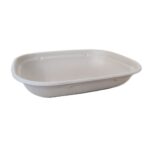 Contenitore in Bagassa Take Away 850 ml | 22x16,5x3,5 cm - 50 pz