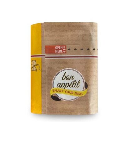 Sacchetto Snack Bag Pure Paper Avana S | 15x8,5x16,5 cm - 1000 pz