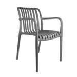 Sedia Impilabile 'SUPRA-TEK' Grigio PP 52x52x81 cm (4 unità)