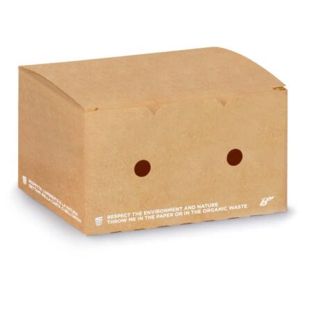 Scatola Porta Crocchette e Fritti Biodegradabile 12x10x7 – 50 pz