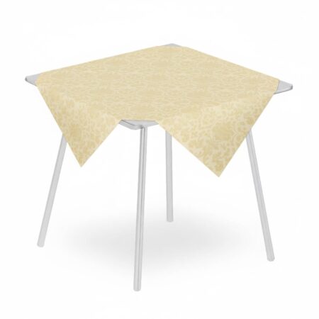 Tovaglia Coprimacchia Airlaid Plus Victoria Avorio 100x100 cm - 25 pz