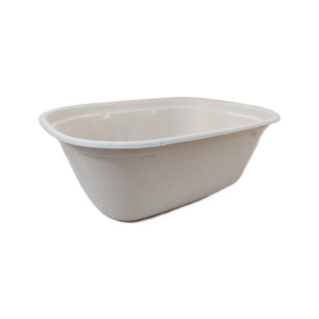 Contenitore in Bagassa Take Away 1300 ml | 22x16,5x7 cm - 50 pz