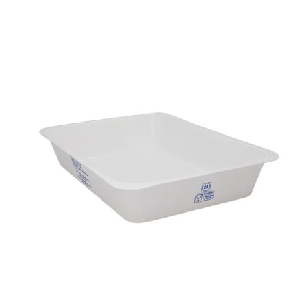 Vaschetta ca+pet 4/6 porzioni 262x192h45 mm | 1680 ml - 50 pz
