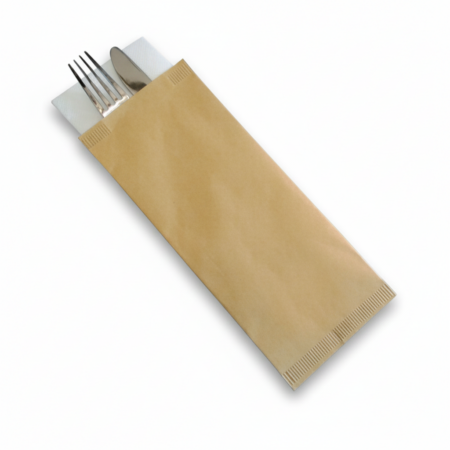 Buste Portaposate Avana con Tovagliolo - 1000 Pz