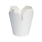 Scatola Noodles in Cartoncino Bianco 480 ml - 50 pz