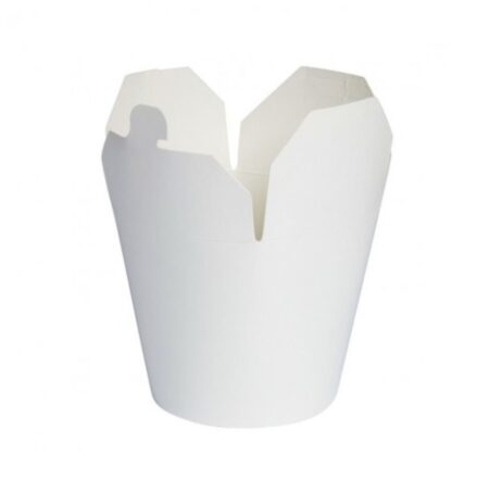 Scatola Noodles in Cartoncino Bianco 480 ml - 50 pz