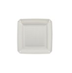 Piatto Riutilizzabile PP Dandy Bianco 18x18 cm - 20 pz