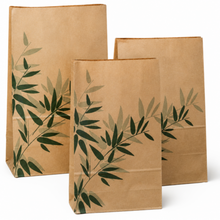 Sacchetto Bio Eco "Feel Green" | 25+15X43.5 - 250 pz