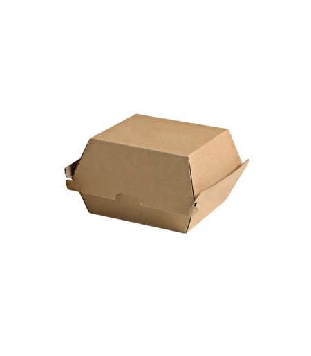 Scatola Burger Avana in Cartone Rinforzato 178x155x80 mm - 50 pz