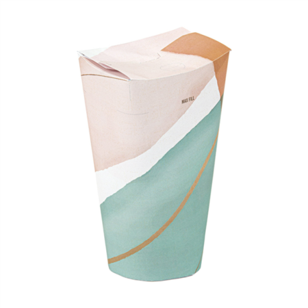 Bicchiere in Cartoncino "Push Pack" 480 ml | 8,5x14 Cm - 50 pz