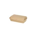 Scatola Burger Avana in Cartone Rinforzato 225x125x82 mm - 25 pz